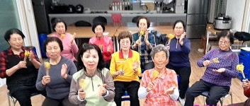 대한노인회 충북 제천시지회, 경로당 어르신 대상 숟가락 난타교실 실시
