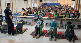 대한노인회 충북 증평군지회, 성희롱 및 화상 예방 교육 실시
