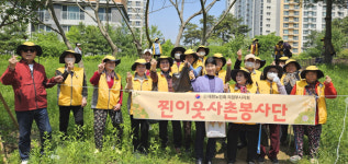 대한노인회 경기 의정부지회 찐이웃사촌봉사단, 용민로 환경정화 활동