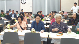대한노인회 충남 천안시지회, 또바기봉사단과 함께하는 효잔치