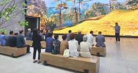 대한노인회 경북 경산시지회 지회 임직원, 임당유적전시관 탐방 다녀와