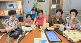 대한노인회 충북 옥천군지회, 한국농어촌공사, KT와 경로당 어르신 디지털 교육 실시