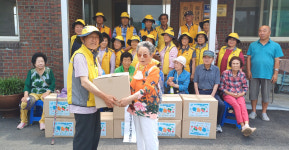 대한노인회 충남 서천군지회, 희망여름 착착착 여름나기 키트 전달