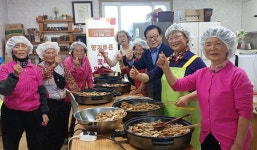 대한노인회 충북 증평군지회, 노암4리경로당서 차만들기 실시