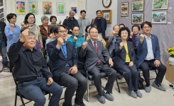 대한노인회 경기 용인시 수지구지회 손골경로당, 개소 1주년 기념식 및 작품 전시회