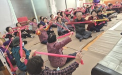 대한노인회 대구 달서구지회, 건강백세운동 프로그램 우수경로당 방문