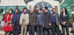 대한노인회 충북 보은군지회 송현리경로당, 모범경로당 현판식 개최