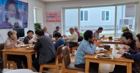 대한노인회 충북 증평군지회 노암3리경로당, 주5일 중식으로 활기