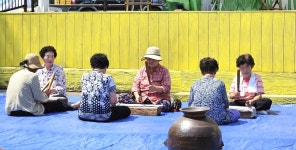 대한노인회 충북 제천시지회 평동1리경로당, 박달재 전통시장 단오제서 다듬이질 재연