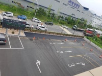 교통안전공단 김해검사소, 대형차 진입로 확장공사 순항