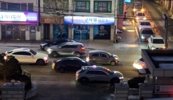 속초시청 앞 불법유턴 만연