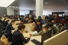 e편한세상 시티 인하대역 오피스텔 모델하우스 첫날 인산인해
