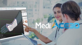 솔리드이엔지, CES 2018서 환자맞춤형 보조기 의료 3D솔루션 MediACE3D 소개