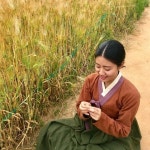 백일의 낭군님 남지현, 보리밭에 앉아 즐거운 근황 …오늘이다!! 오늘 한다~ 눈길
