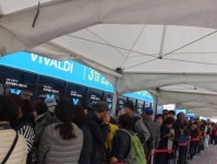 한라, 김해 삼계두곡 한라비발디 센텀시티 견본주택 주말인파