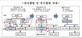 공정위, CJ그룹, 영우냉동식품 삼각합병과정에서 규정 위반...시정명령 조치