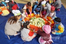 진남유치원, 김장&보쌈데이 행사 실시