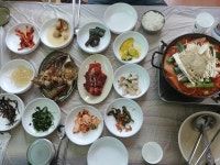 안면도 맛집 시골밥상에서 즐기는 원조 게국지 요리