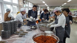 경북학교조리사회, 밑반찬 나누기 행사 벌여