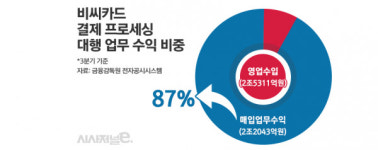프로세싱 대행업 한계 부딪힌 비씨카드···돌파구 없나