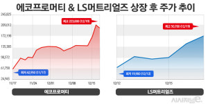 에코프로머티·LS머트리얼즈 고공행진···DS단석 공모주 배정자 행복회로
