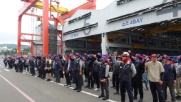 HD현대중공업, 다음주 세 차례 파업 강행