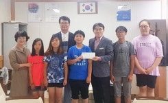 고성 거류면 동광초등학교, 행복나눔장터 수익금 기부