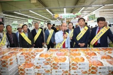 청도군, 서울서 씨없는감 청도반시 판촉행사 가져