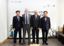 국제두루미재단(ICF) 조오지 아치볼드박사 일행 철원 방문