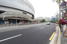 구로구, 고척스카이돔 앞 경인로(인천 방향) 확장…상습정체구간 교통흐름 개선