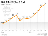 5월 소비자물가 2.6% 상승 ... 9년만에 '최대폭'