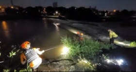 밤 사이 불어난 광주천 다리에서 고립된 남성 무사 구조 