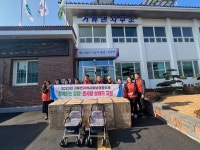 고성군 거류면 지역사회보장협의체,  거동 불편 취약계층 어르신께 실버카 지원사업 펼쳐