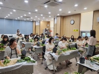 평택시, 힐링 원예 태교 햇(hat)박스 꽃꽂이 교실 진행