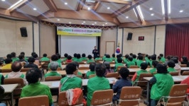 곡성군, 곡성군새마을회 노인일자리 참여자 170여 명 대상 맞춤형 안전교육 진행 나서