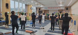 보성군, 직장인을 위한 맞춤형 바른 자세 교정 운동 교실 성료해