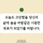 [카드뉴스] 그대 삶에 솔향기 같은 바람이 스쳐가길