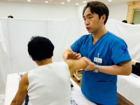 광주자생한방병원, 노인 인구 35% 섬마을 의료봉사 진행