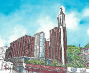 복음으로 세상 밝히려고 호롱불 십자가 종탑 세운 교회