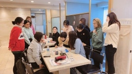 반영구화장학원 강남 메르뷰아카데미 눈썹문신배우기 특화수업 진행