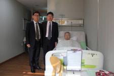 경기도의회 이진의원, 여성 독립운동가 민영주 애국지사 위문