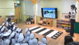 성북경찰서, 서다-보다-걷다 찾아가는 어린이 교통안전 교육 진행 