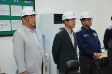 현대제철 당진제철소에 어기구 의원 방문...미세먼지 저감장치 점검