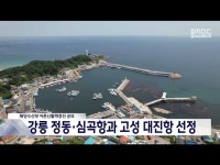 강릉 정동·심곡항과 고성 대진항, 해수부 어촌신활력증진 공모 선정