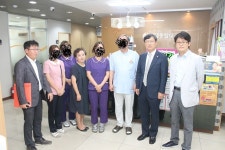 경북의사회, 진료 불만 환자가 방화한 의료기관에 위로 방문