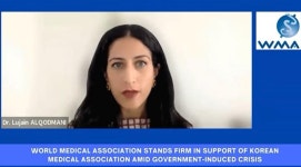 세계의사회장 한국 의사들과 연대 선언…한국 정부 강압적 의대 증원, 인권 침해 조치 중단