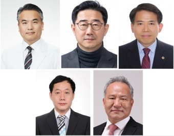 의협 비대위원장 예비후보 5파전 압축…김성근 박형욱 이동욱 주신구 황규석