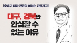 대구경북만 안심할 수 없는 이유, 호흡기내과 전문의 이성순 긴급기고