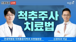 척추 주사치료법 (연세척병원 마취통증의학과 조현철, 신경외과 이남)