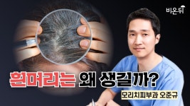 흰머리는 왜 생길까? / 모리치피부과 오준규